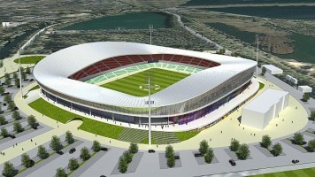 zdjęcie z budowy Stadion Ludowy