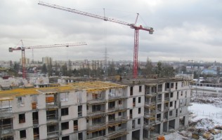 zdjęcie z budowy Platanowy Park