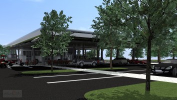zdjęcie z budowy Dworzec autobusowy