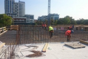 ZBROJENIE STROPU NAD POZIOMEM +1 KLATKA K2