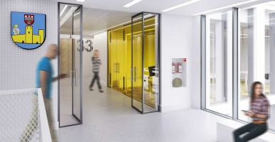 zdjęcie z budowy Centrum Administracyjne