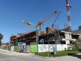 zdjęcie z budowy Krakowska Vita