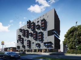 zdjęcie z budowy Zeus Apartments