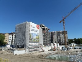 zdjęcie z budowy Apartamenty Literacka