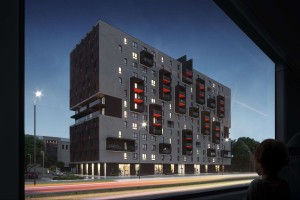 zdjęcie z budowy Zeus Apartments