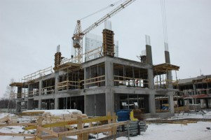 prace przy 3 kondygnacji