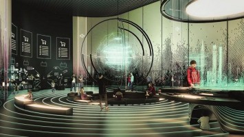 zdjęcie z budowy Małopolskie Centrum Nauki Cogiteon