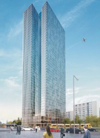 wizualizacje Srebrna Tower