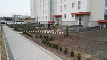zdjęcie z budowy Panorama Dobrzec