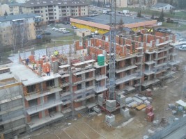 zdjęcie z budowy Panorama Dobrzec