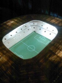Model Baltic Areny z zapałek
