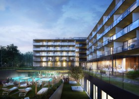 zdjęcie z budowy H2O Hotel