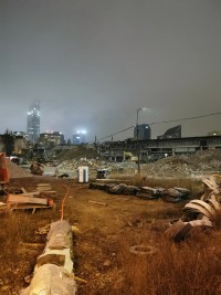 wyburzanie dawnego centrum Jupiter