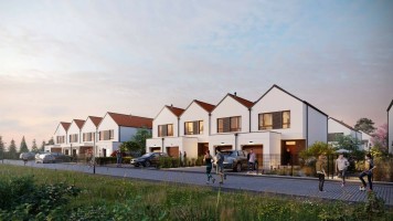 zdjęcie z budowy [Bielany Wrocławskie] Świerkowe Bielany
