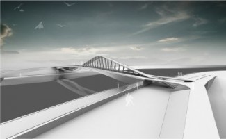 zdjęcie z budowy Kładka Ludwinów-Kazimierz