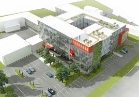 wizualizacje Nowy Biurowiec LPP