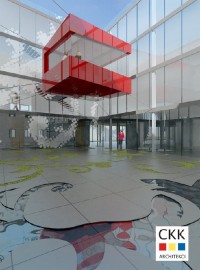 wizualizacje Nowy Biurowiec LPP