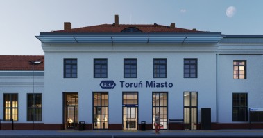 zdjęcie z przebudowy Dworzec Toruń Miasto