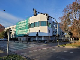 zdjęcie z budowy Ośrodek Profilaktyki i Epidemiologii Nowotworów (OPEN)