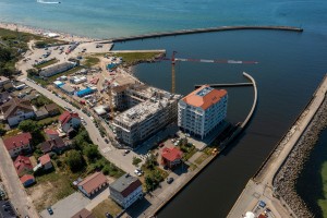 zdjęcie z budowy Marina Royale