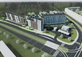 wizualizacje Centrum Biurowe Hallera