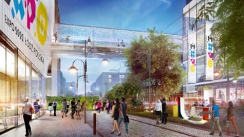 wizualizacje EXPO 2022 Łódź - strefa wystawiennicza