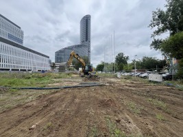 przygotowania do rozpoczęcia budowy