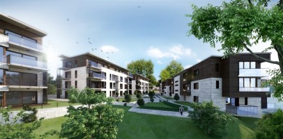 wizualizacje Zespół budynków wielorodzinnych Sawa Apartments