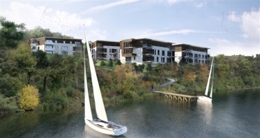 wizualizacje Zespół budynków wielorodzinnych Sawa Apartments