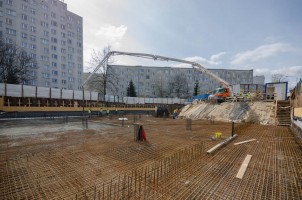 prace na pierwszej kondygnacji naziemnej