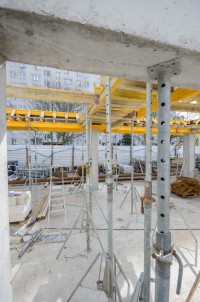 prace na pierwszej kondygnacji naziemnej