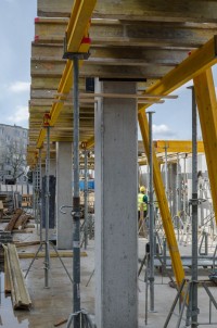 prace na pierwszej kondygnacji naziemnej