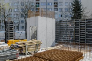 prace na pierwszej kondygnacji naziemnej