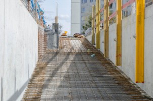 prace na pierwszej kondygnacji naziemnej