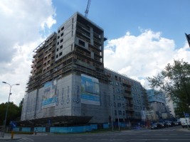zakończenie prac nad żelbetową konstrukcją budynku