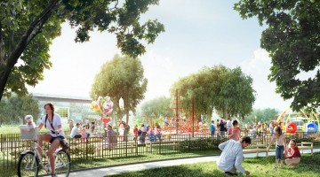 wizualizacje Centrum Handlowe Wilanów Park
