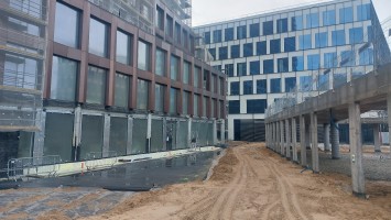 zdjęcie z budowy Biurowiec E Nowy Rynek