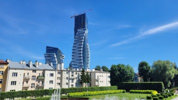 zdjęcie z budowy Olszynki Park