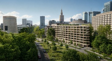 projekt apartamentowca po przebudowie biurowca