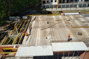 zdjęcie z budowy Wyspa Solna