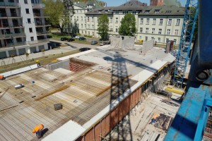 zdjęcie z budowy Wyspa Solna