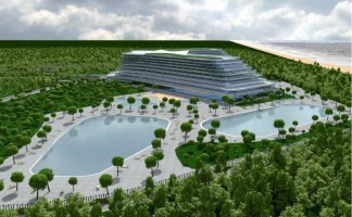 zdjęcie z budowy [Pobierowo] Hotel Gołębiewski