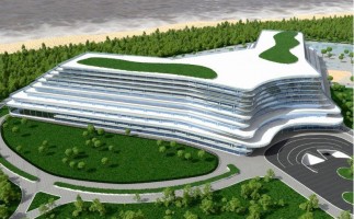 zdjęcie z budowy [Pobierowo] Hotel Gołębiewski