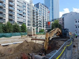 zdjęcie z budowy Żelazna 54