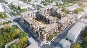 zdjęcie z budowy Tuwima Apartments