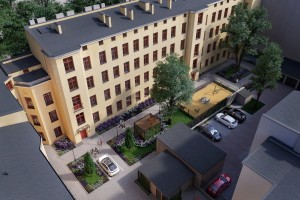 zdjęcie z przebudowy Centrum Interwencji Kryzysowej