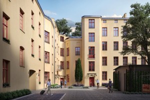 zdjęcie z przebudowy Centrum Interwencji Kryzysowej
