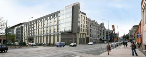 wizualizacje Hotel i biurowiec Qubus