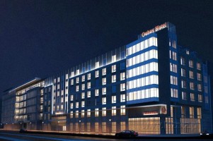wizualizacje Hotel i biurowiec Qubus