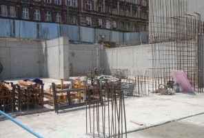 GOTOWE ŚCIANY ŻELBETOWE KLATKA 5 - KOMÓRKI LOKATORSKIE POZIOM -1